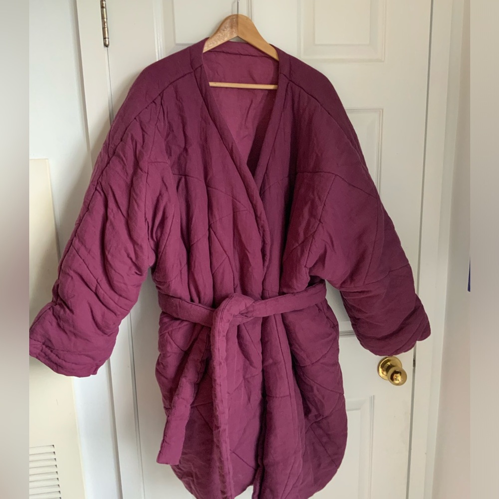 Etsy brand quilted fall coat 3X
